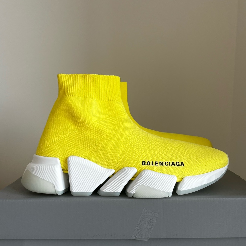 Balenciaga sock trainers 37 yellow